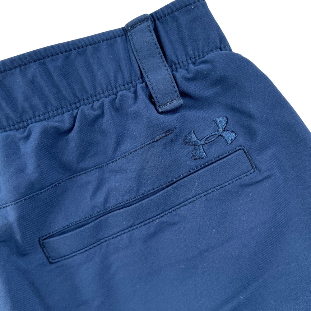 Under Armour Match Play HeatGear Golf Shorts Mens 30 Navy Blue Loose Performance